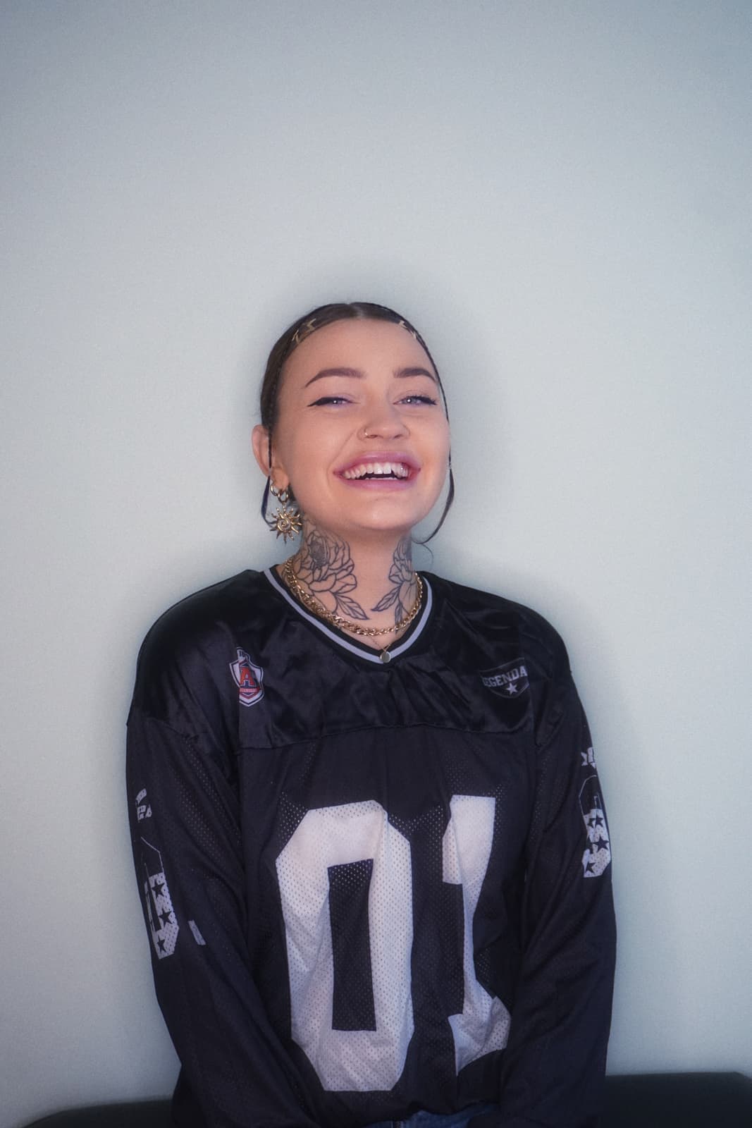 Woman with a tattoo on her arm